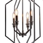 Geometric Metal Pendant Light