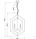 Geometric Metal Pendant Light