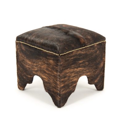 Zentique - Cow Hide Stool ZEN007 Cow ED