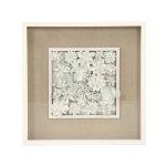 Abstract Ceramic Botanical Wall Art