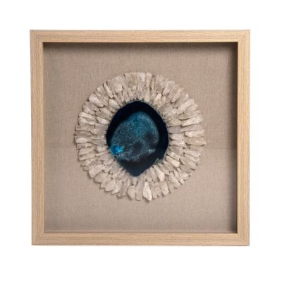 Agate Blue Stone Wall Art