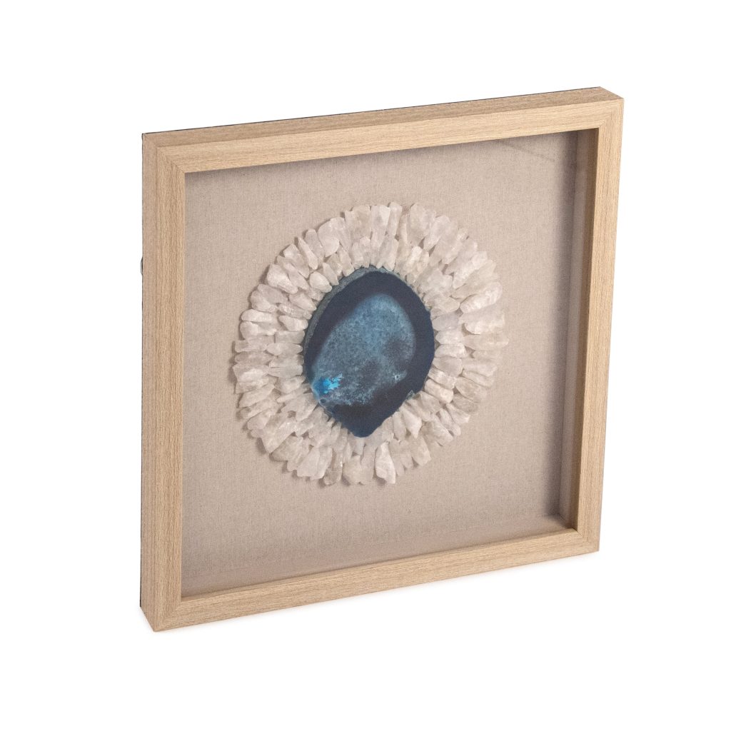 Agate Blue Stone Wall Art
