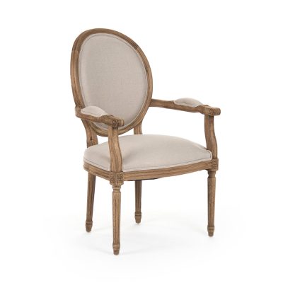 Zentique - Medallion Arm Chair
