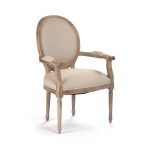 Zentique - Medallion Arm Chair