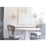 Oly Studio - Beverly Side Chair Silver Muslin (ready for Upholstery)