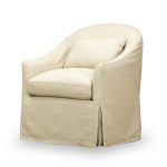 Spectra Home Becky Slipcovered Swivel Chair