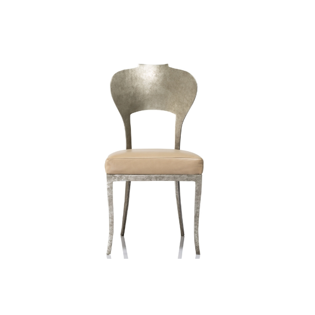 Oly Studio - Beverly Side Chair Silver Muslin (ready for Upholstery)