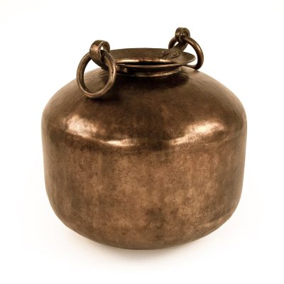 Metal Pot w/ Handles Large