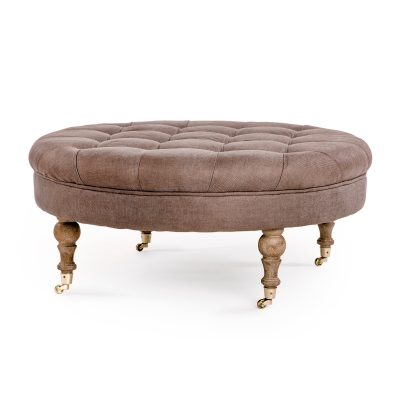 Zentique - Maison Tufted Round Ottoman