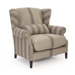 Zentique - Napoleon Half Wingback Chair