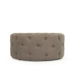 Zentique - Round Tufted Ottoman