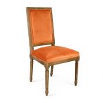 Zentique - Clementine Velvet Louis Side Chair