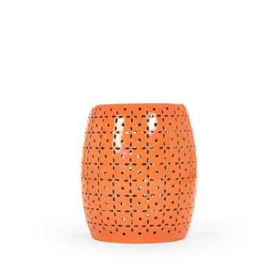 Zentique - Lovell Garden Stool Orange