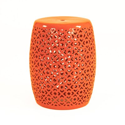 Zentique - Lorin Garden Stool Orange