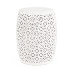 Zentique - Lorin Garden Stool White