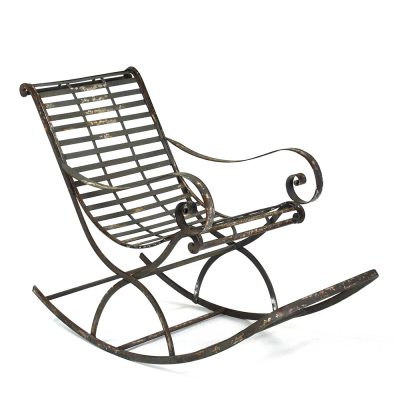 Zentique - Iron Rocking Chair
