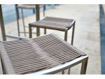Whiteline - Stone Outdoor Backless Barstool