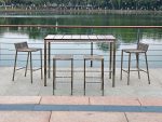 Whiteline - Stone Outdoor Bar Table