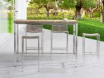 Whiteline - Stone Outdoor Barstool