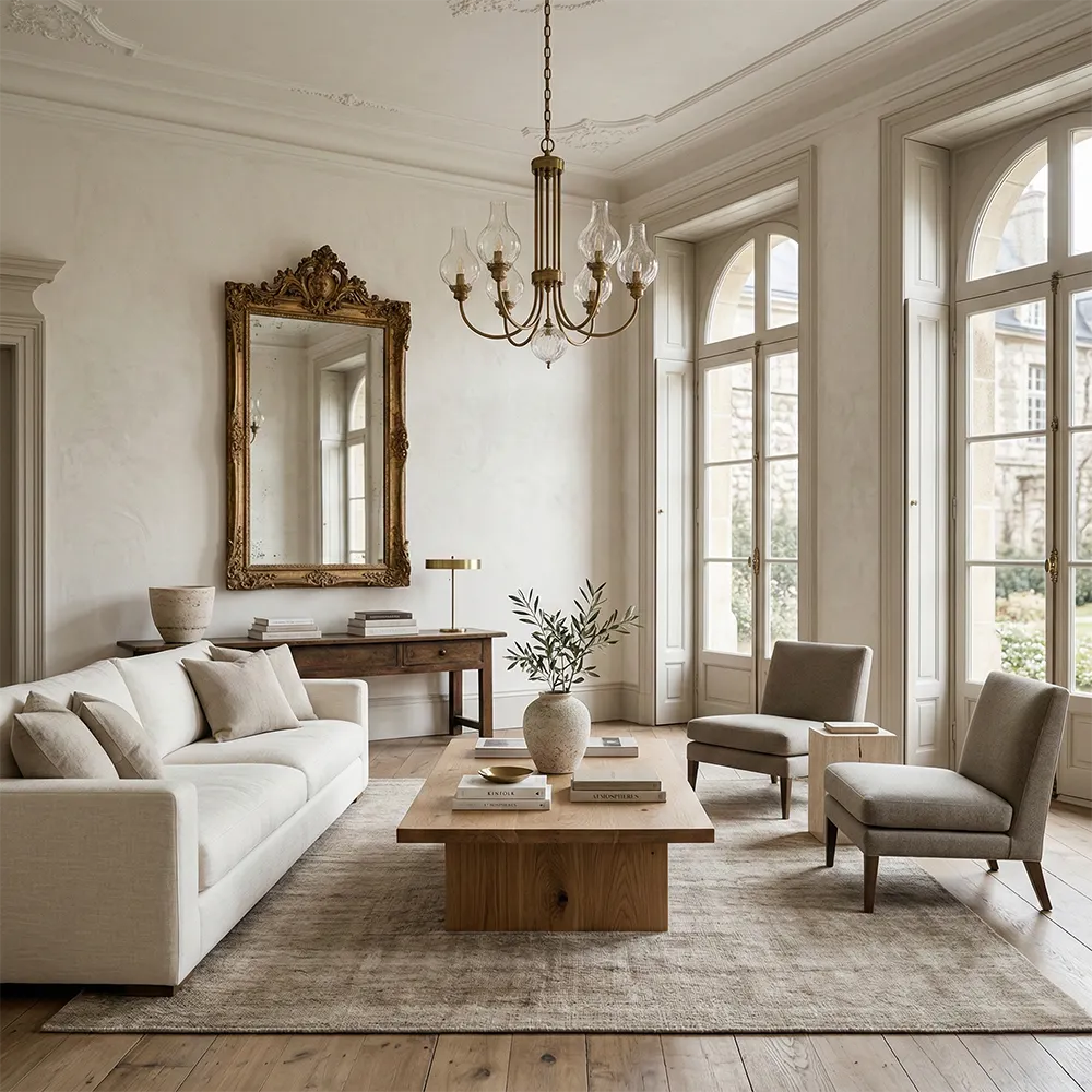 Styled interior detail