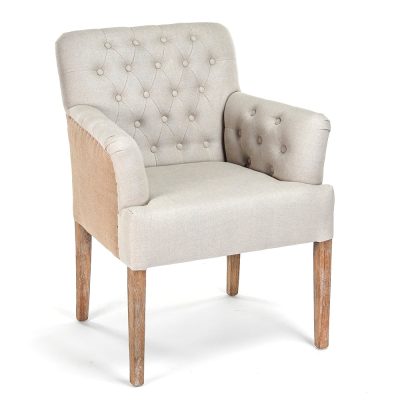 Zentique - Barrois Tufted Arm Chair