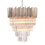 5-Tier Crystal Chandelier