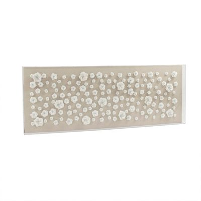 Ceramic Flowers in Acrylic Wall Art