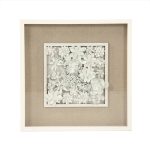 Abstract Ceramic Botanical Wall Art