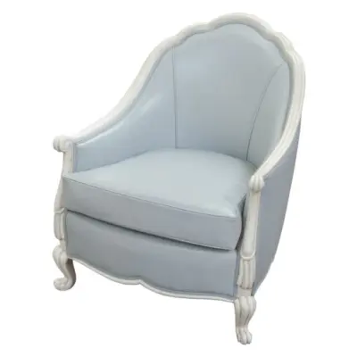 Oly Studio - Belle Chair Driftwood Muslin (ready for Upholstery)