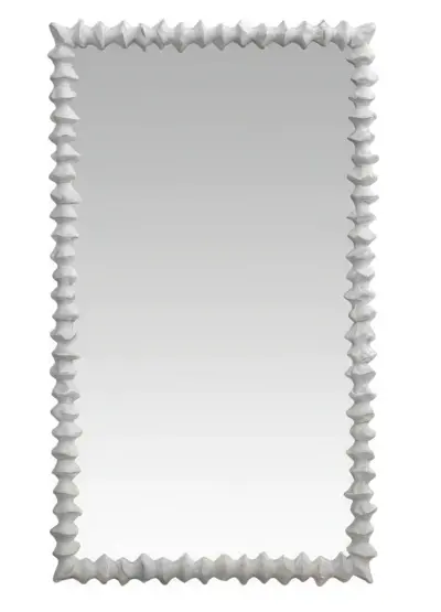 Oly Studio - Clyde Mirror Frost White Small 30 x 42